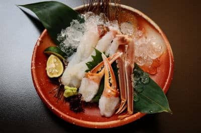 松葉がに刺身