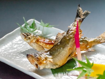 アユの塩焼き1