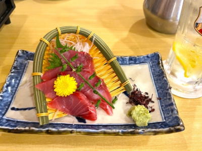 ハチビキ刺身