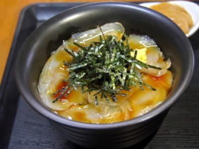 ヒラメの漬け丼
