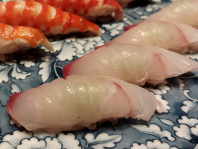 イシダイ握り寿司