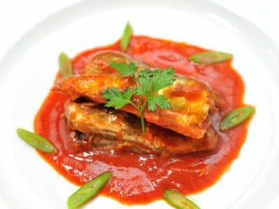 マイワシのトマトソース煮