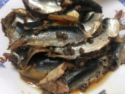 カタクチイワシ煮物