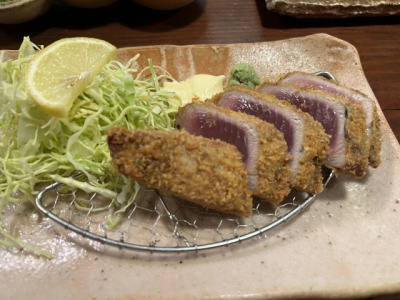 カツオのレアカツ