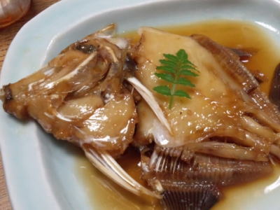 カワハギの煮付け