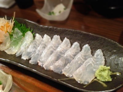 カワハギ薄造り