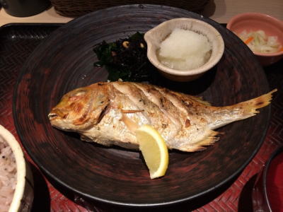 キダイ塩焼き