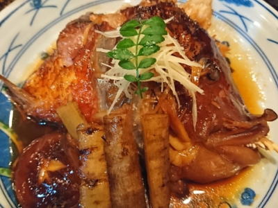 コブダイの煮付け