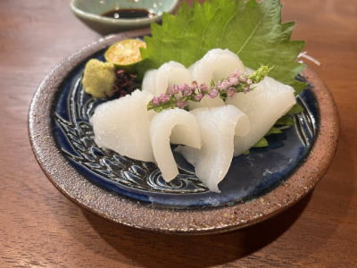 コウイカの刺身1
