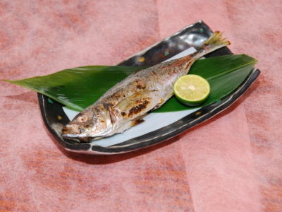マアジ塩焼き