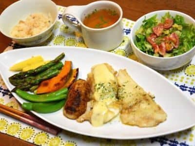 マダラのムニエルチーズ掛け