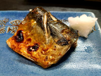 マサバの塩焼き