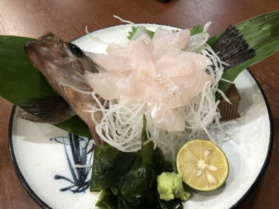 メバルの姿造り