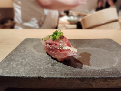 シマアジ握り寿司