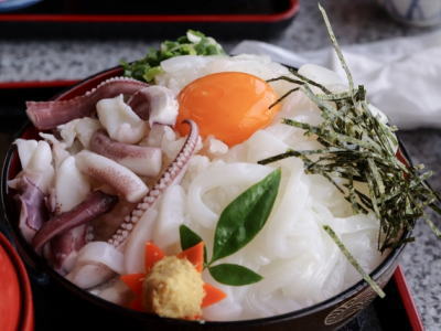 スルメイカの丼