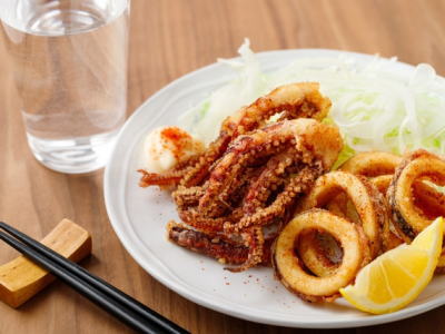 スルメイカの唐揚げ