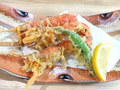 アナジャコの天ぷら